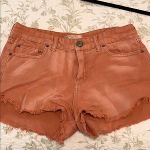 Free people denim shorts